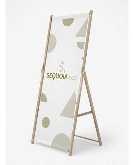 Kakémono en bois 60x180cm