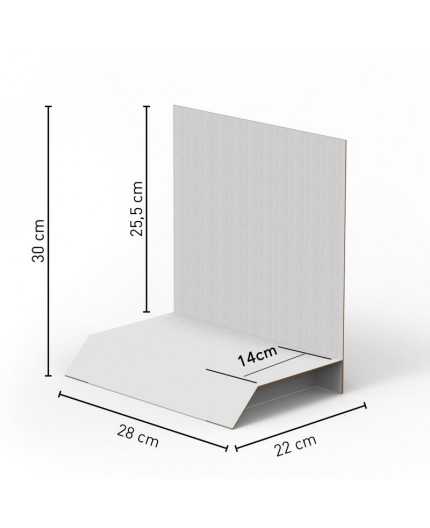 LISA - glorifieur 28x22x30 - PLV carton comptoir