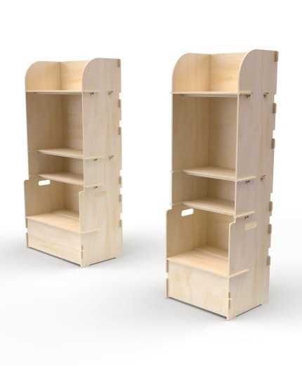 Meuble Vrac 60 - 3 tablettes - L.62cm