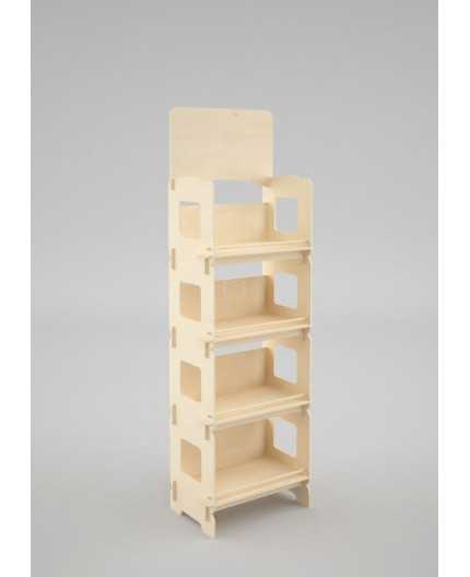 Modulis - Présentoir modulable 3 à 5 niveaux - 60x40