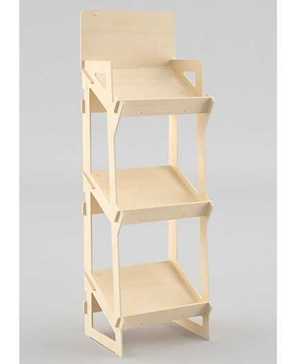 ORBIS - Présentoir bois caisses vrac 174x54cm