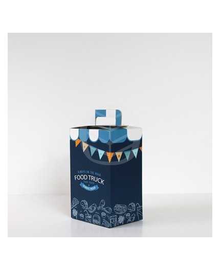 Packaging carton - Boîte avec Poignée - fond semi-automatique