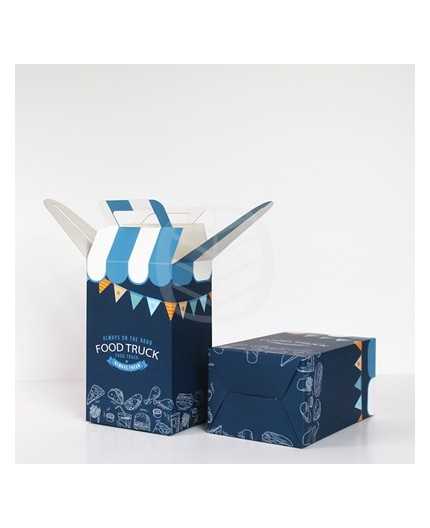 Packaging carton - Boîte avec Poignée - fond semi-automatique