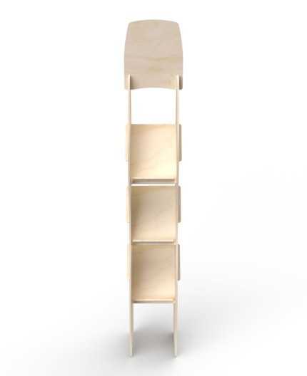 PAPYRUS 3 - Présentoir bois porte documents magazines