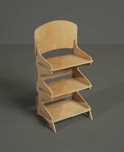 PICEA - Présentoir de comptoir  bois 3 tablettes - (L) 38cm