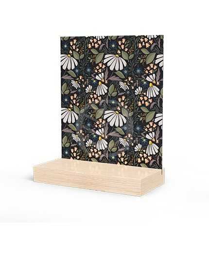 PLV bois - Bloc rainuré 200x100x20mm