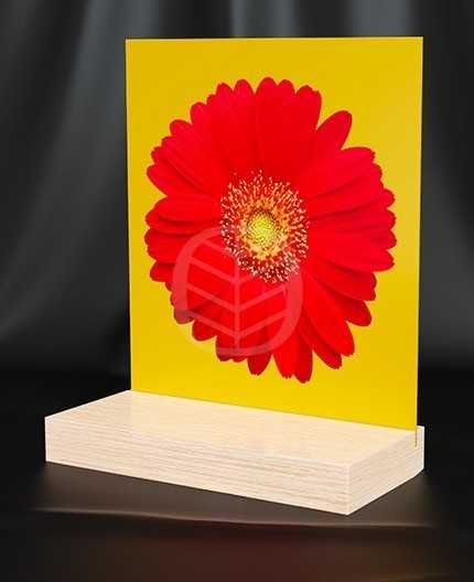 PLV bois - Bloc rainuré 300x50x20mm