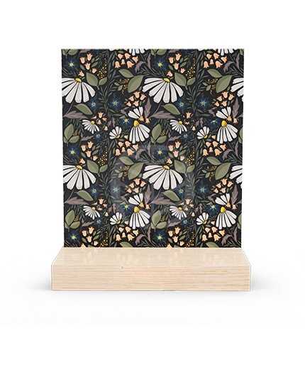 PLV bois - Bloc rainuré 300x50x20mm