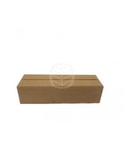 PLV bois hêtre - support vertical visuel A5 - rainure 2mm