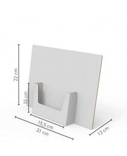 Porte leaflet carton - format A5 - 31x22 - présentoir flyers