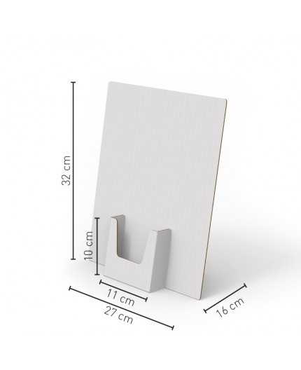 Porte leaflet carton - format A6 - 27x32 - présentoir flyers