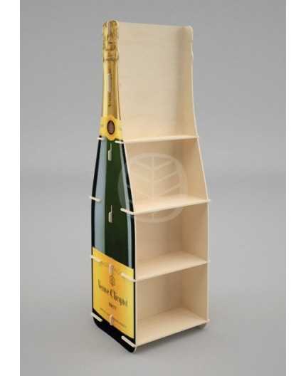 Présentoir CHAMPAGNE - capacité 70 bouteilles