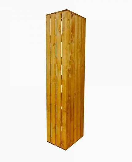 COLUMNAE 4 - Présentoir magasin bois 60x40x180 - 4 tablettes
