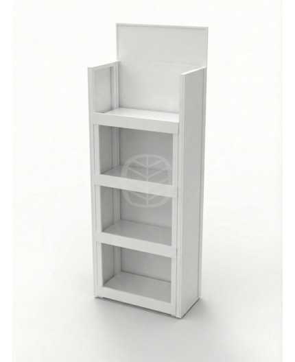 Présentoir métal pliant réutilisable – 54 x 31 x 150 cm