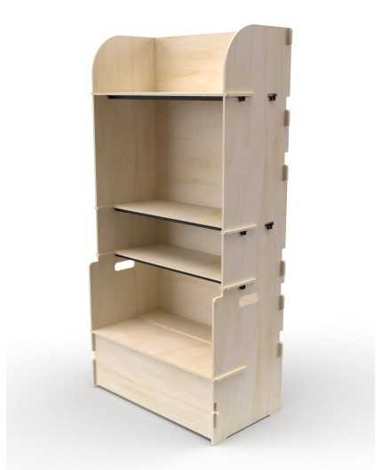 Meuble Vrac 90 - 3 tablettes - L.92cm