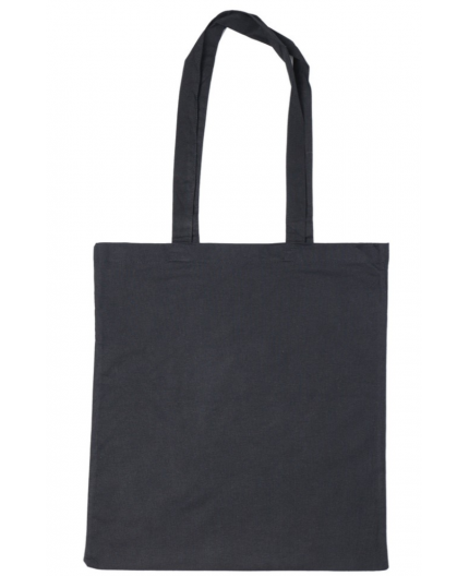 Sac LILLE - Coton NOIR 140grs - 38L x 42 - sans soufflet