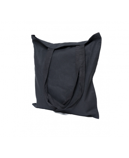 Sac LILLE - Coton NOIR 140grs - 38L x 42 - sans soufflet