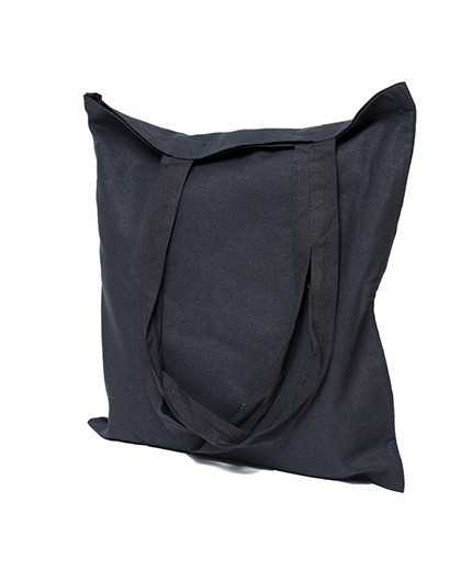 Sac LILLE - Coton NOIR 140grs - 38L x 42 - sans soufflet