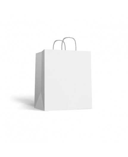 Sac Kraft 25x32+15 - anses torsadées