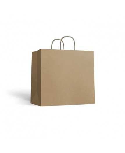 Sac Kraft 45x48+16 - anses torsadées