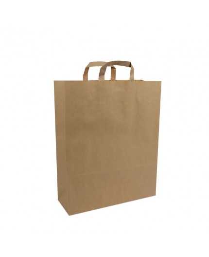 Sac Kraft 49x44+14 - anses plates