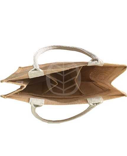 Sac Jute MEURSAULT - 3 bouteilles - 32 X 30 cm
