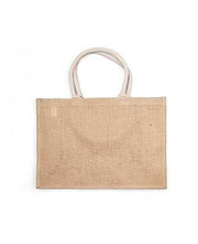 Sac cabas Toile de Jute MENTON - 47 X 33H - soufflet 17cm