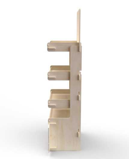 SALVIA - présentoir bois modulable 68x46x195cm