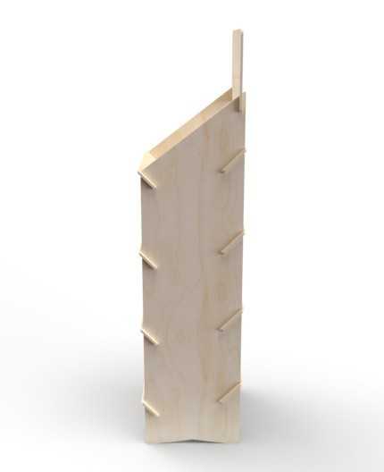 UVA - présentoir de sol 96 bouteilles - 170x56cm