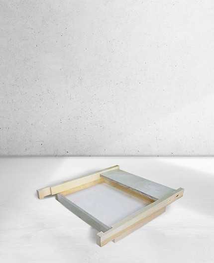 VELUM - PLV Présentoir bois 450x400x300mm