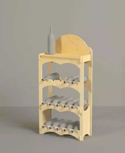 VINARIAM - présentoir 15 bouteilles - 120x59cm